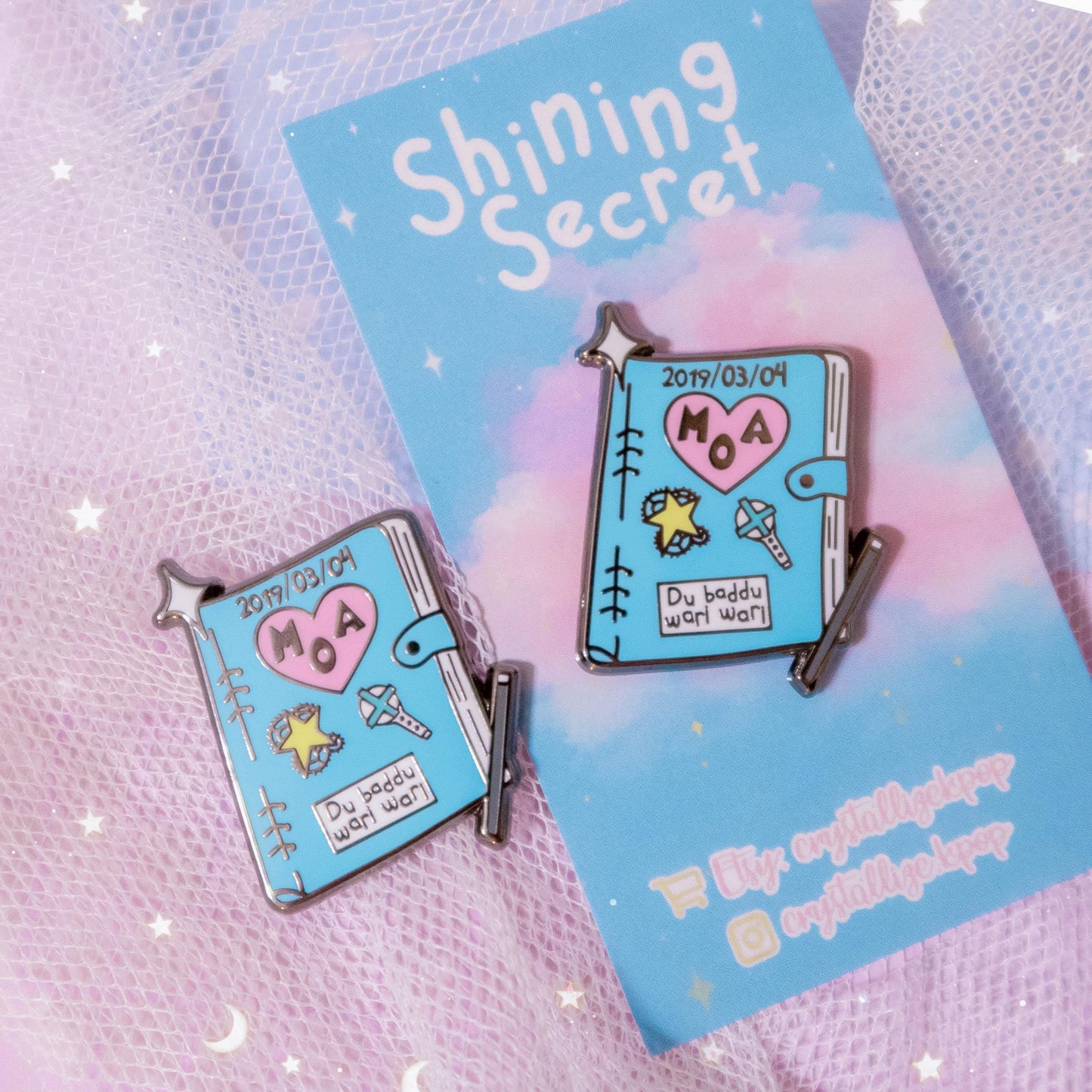 Shining Secret Enamel Pin