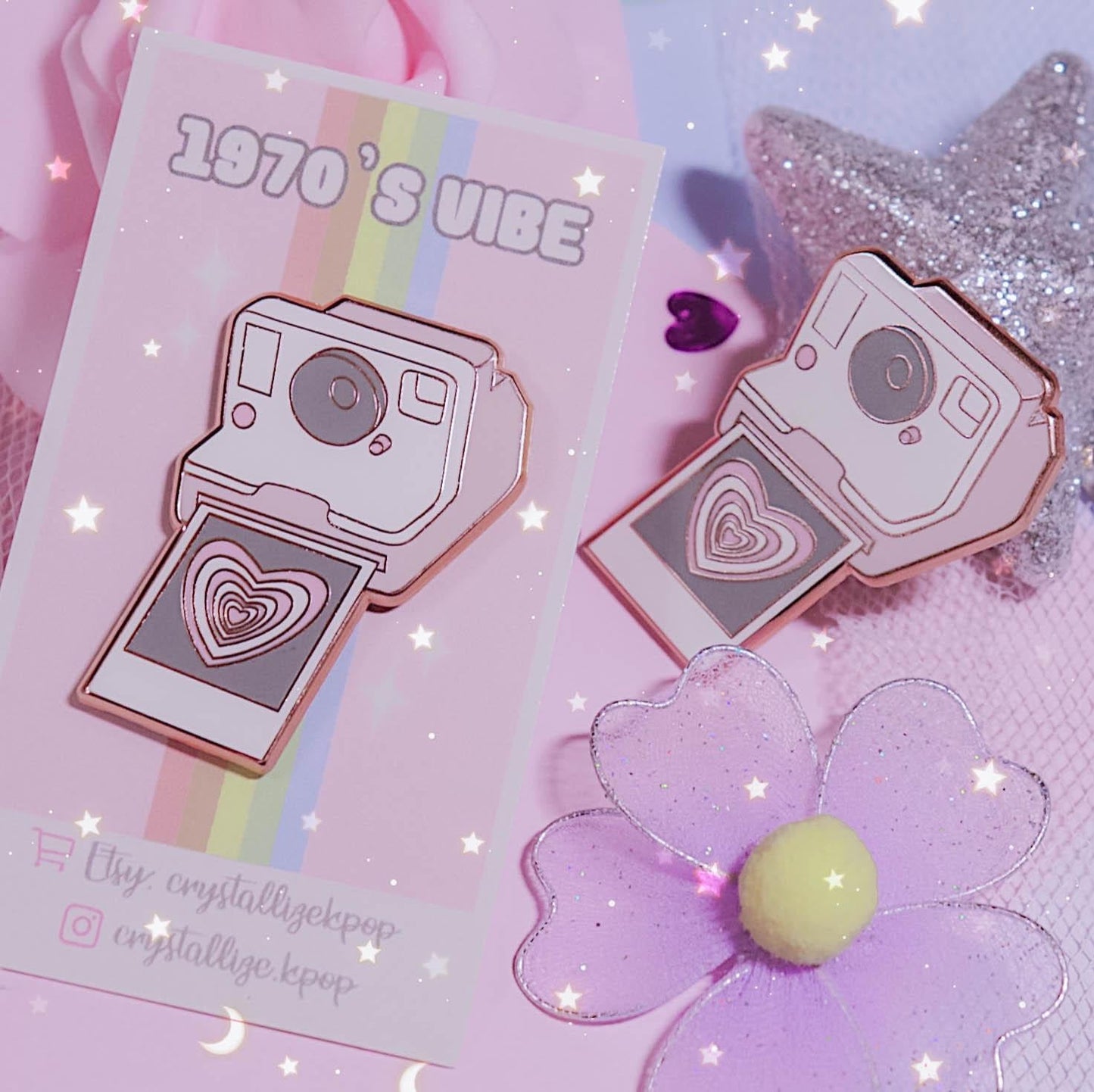 1970’s Vibe Enamel Pin