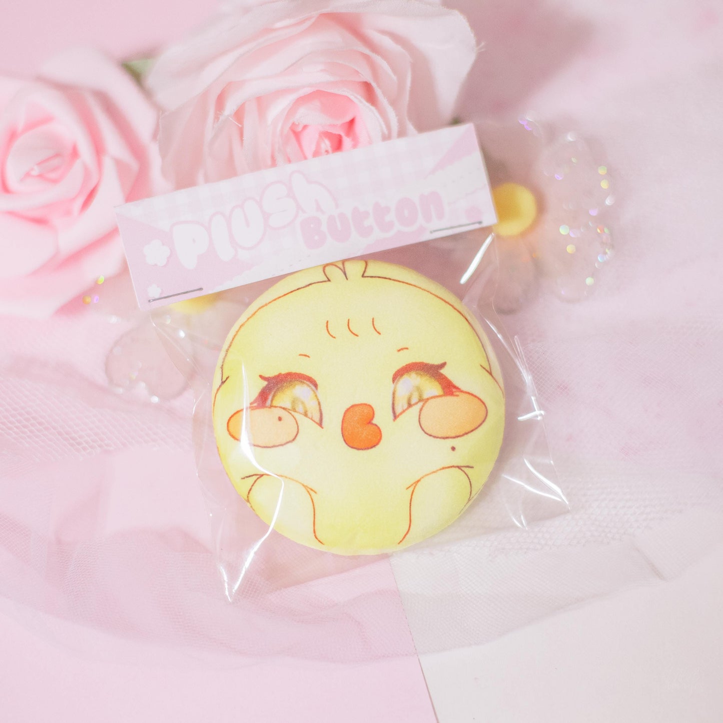 Squish-teez Plush Button
