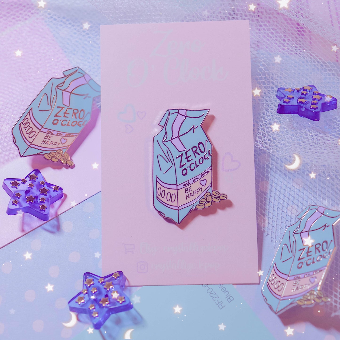 DISCOUNTED Zero O' Clock Enamel Pin