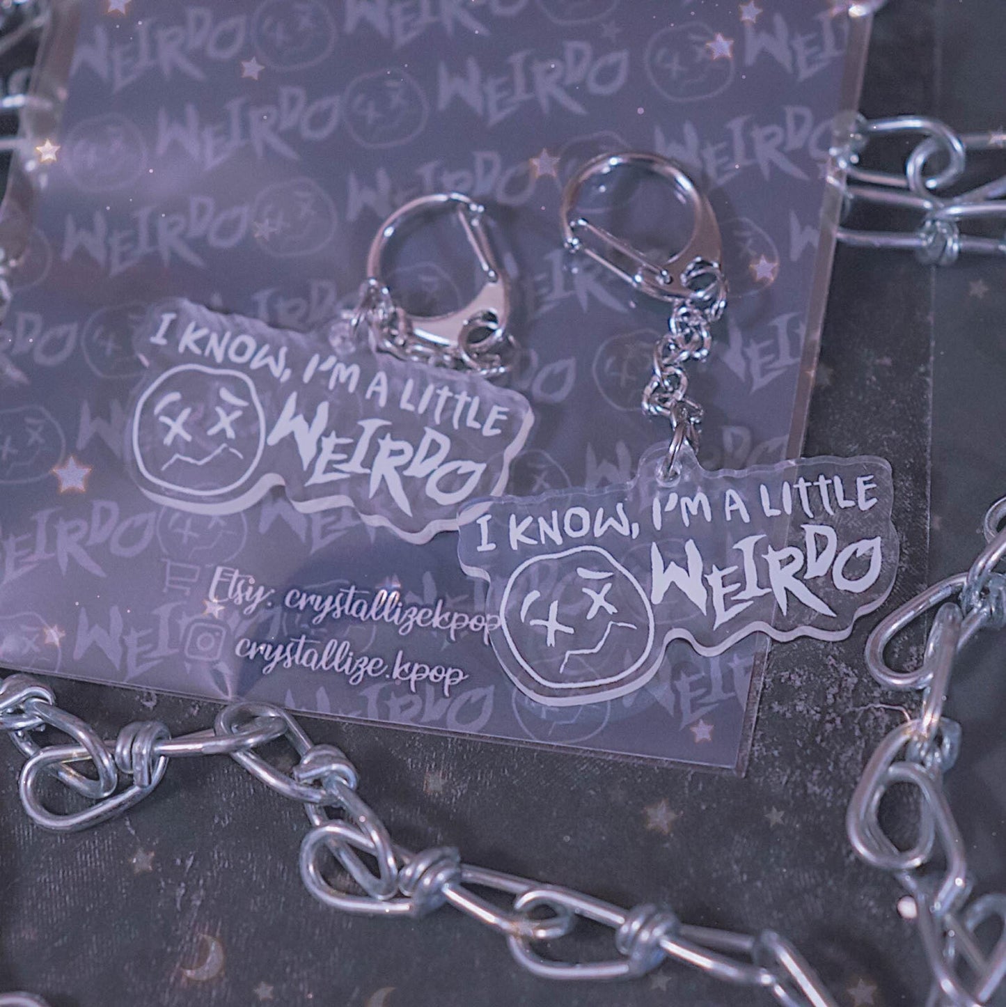 WEIRDO Acrylic Keychain