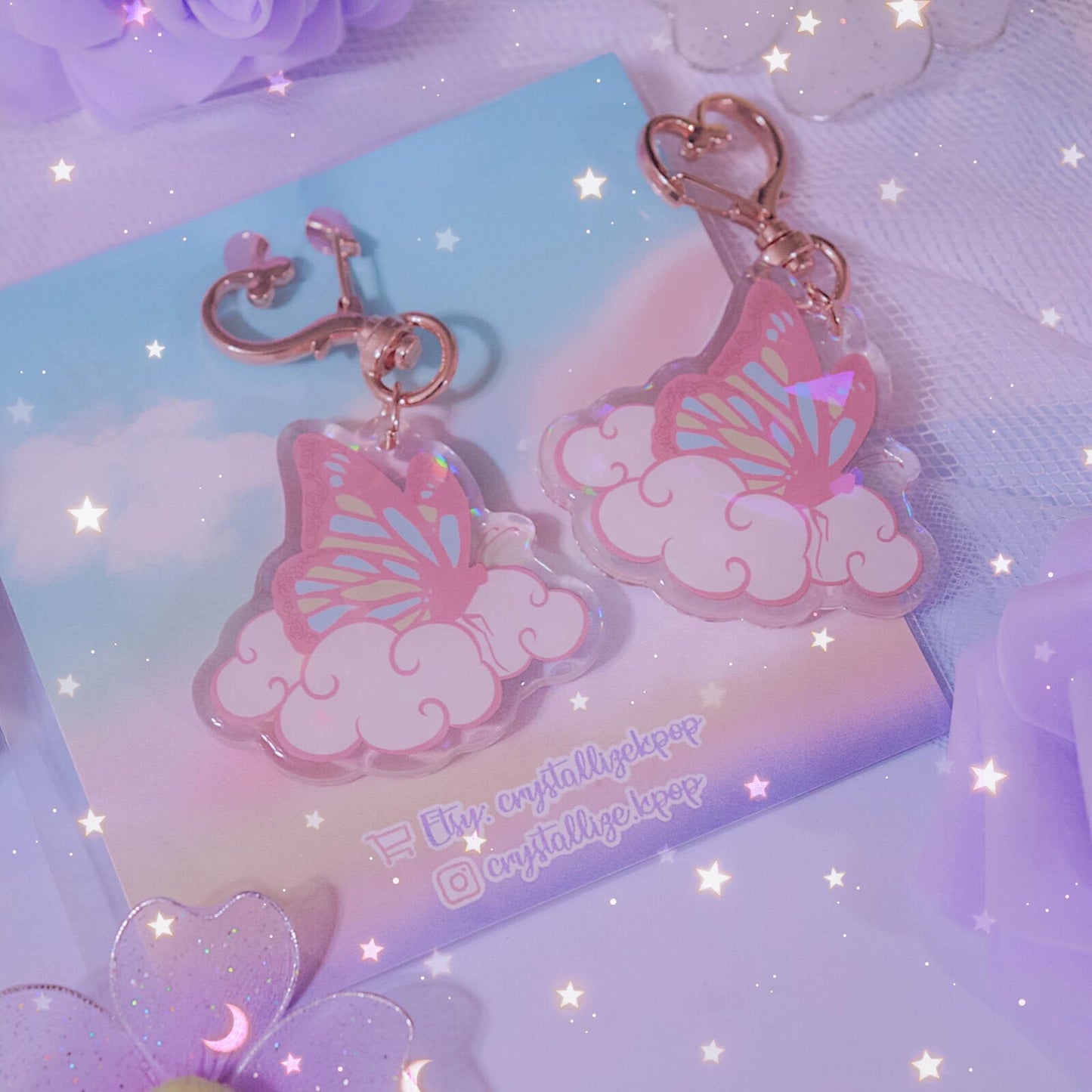 Fly High Acrylic Keychain