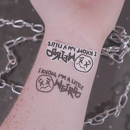 WEIRDO Temporary Tattoo