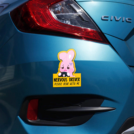 Aniteez Nervous Driver Decal
