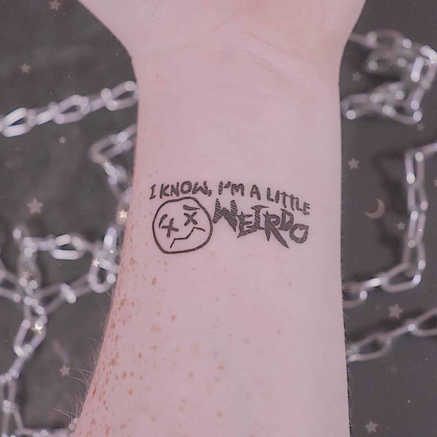 WEIRDO Temporary Tattoo