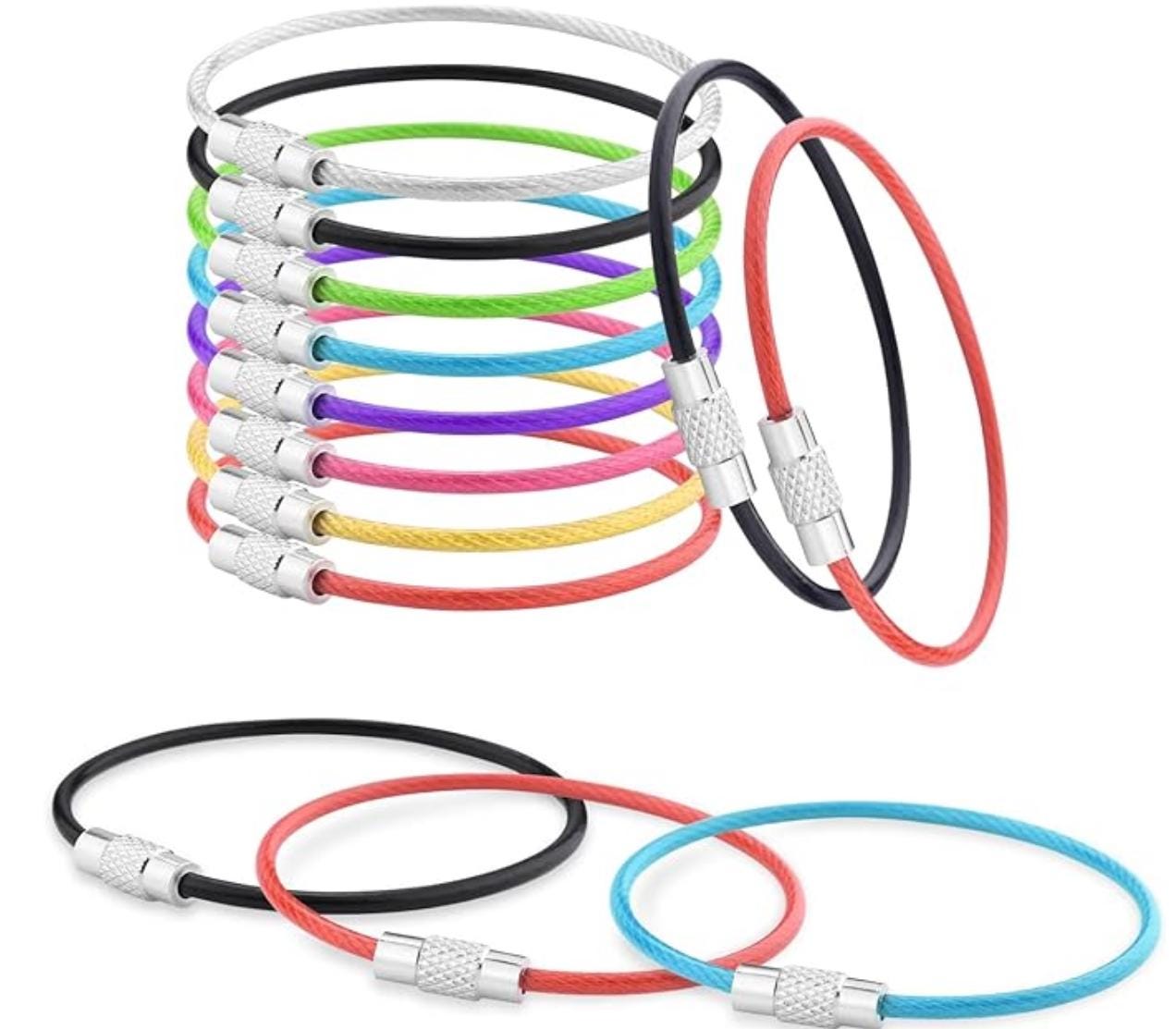 ADD ON for Photocard Holders - Stainless Steel Wire Keychain Cable
