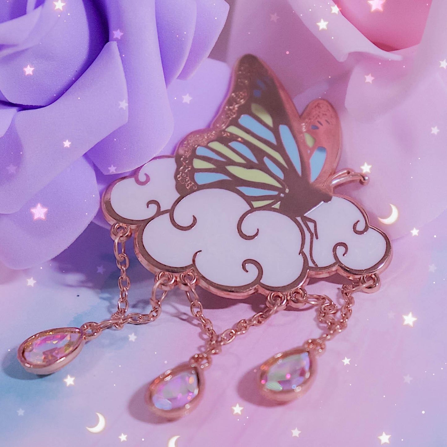 Fly High Enamel Pin