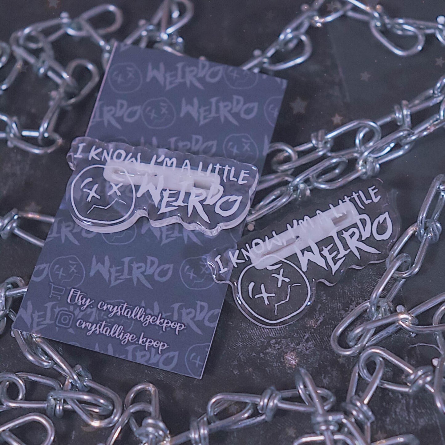 WEIRDO Acrylic Pin