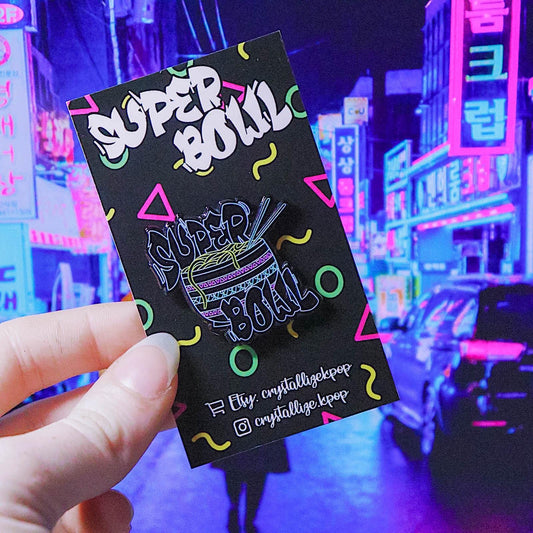 Super Bowl Enamel Pin