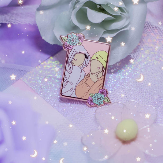 Enflowers Enamel Pin - Heeseung & Sunghoon