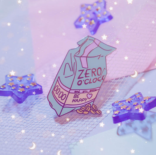 DISCOUNTED Zero O' Clock Enamel Pin