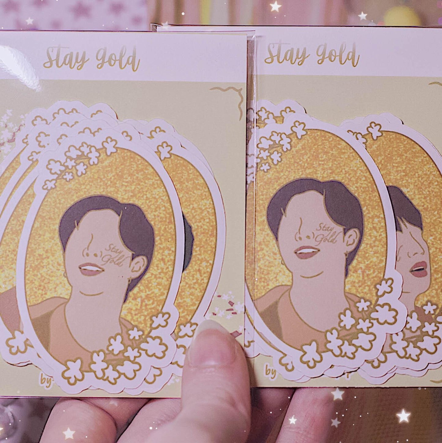DISCOUNTED Stay Gold Sticker Set
