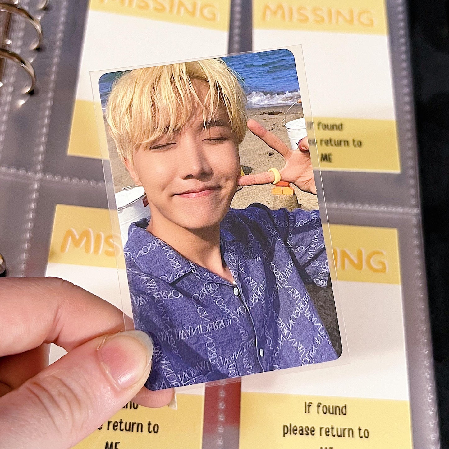 Missing Photocard Place Holder - DIGITAL DOWNLOAD | Yellow