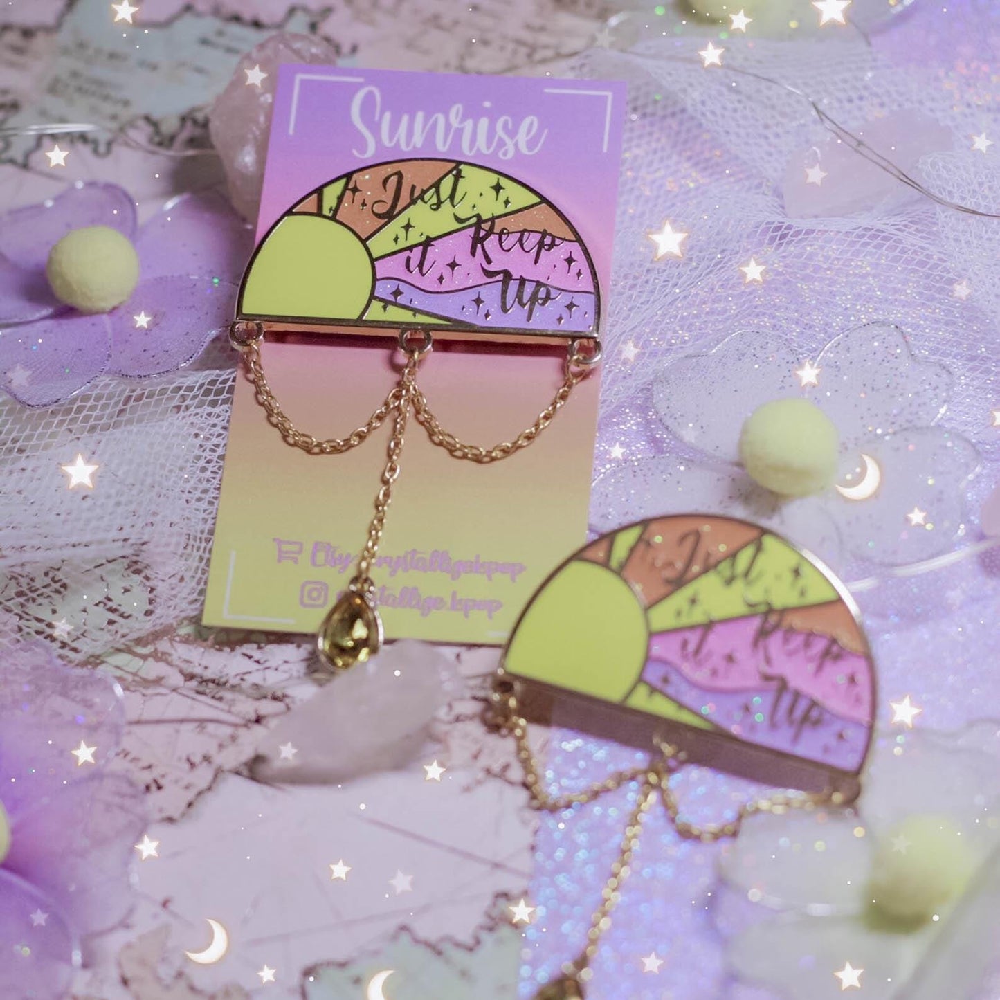 Sunrise Enamel Pin