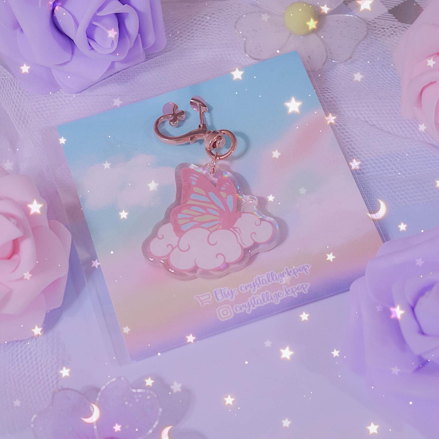 Fly High Acrylic Keychain