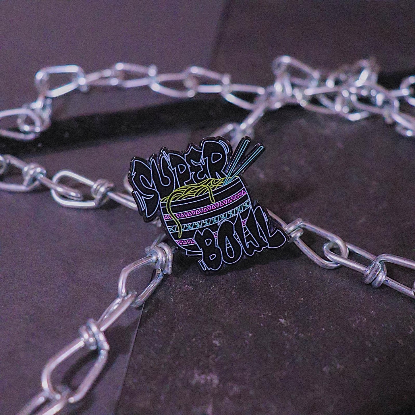 Super Bowl Enamel Pin