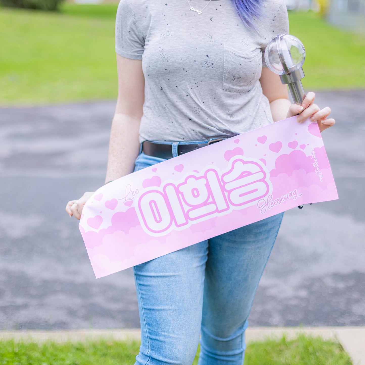 Love Lee Heeseung Slogan Banner