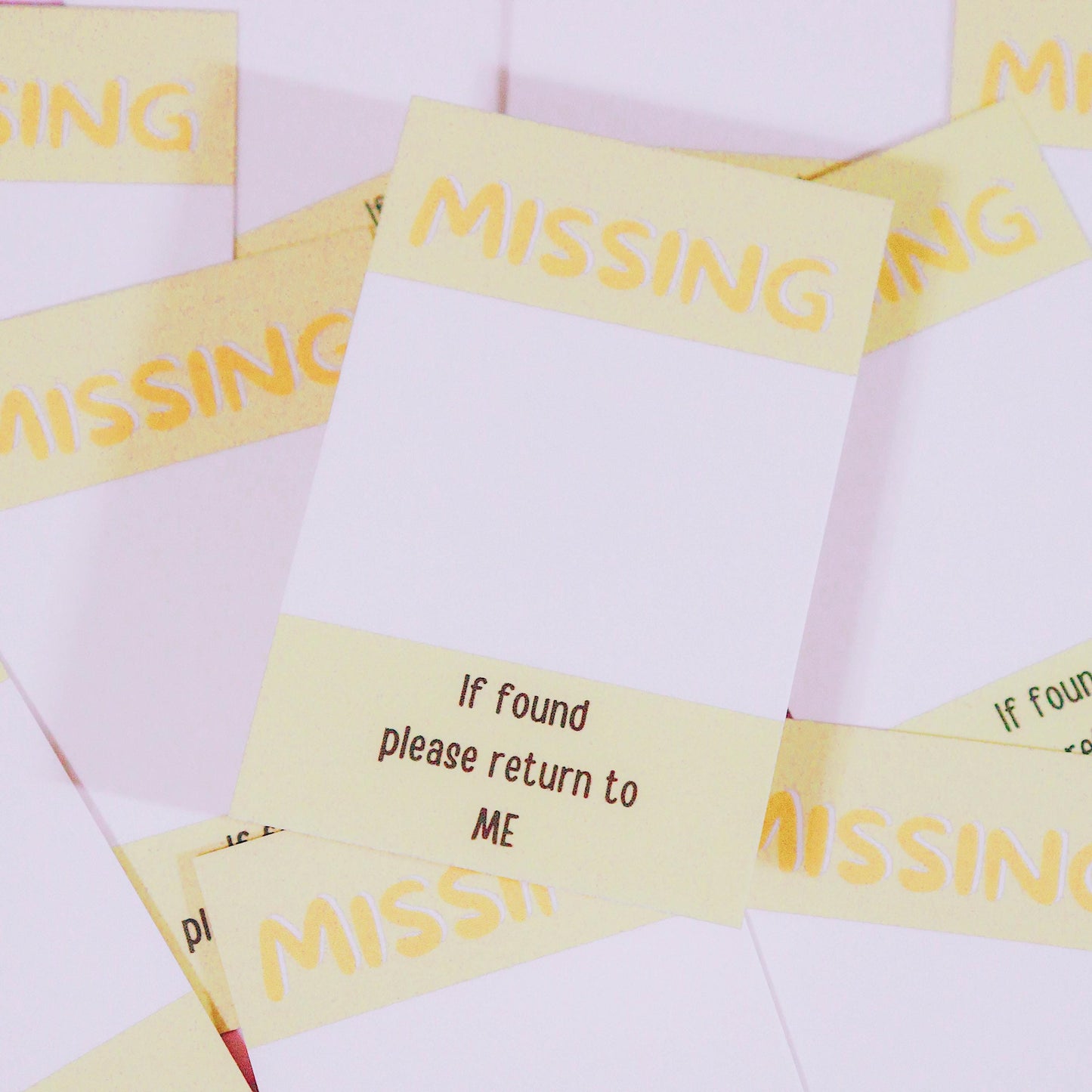 Missing Photocard Place Holder - PHYSICAL ITEM