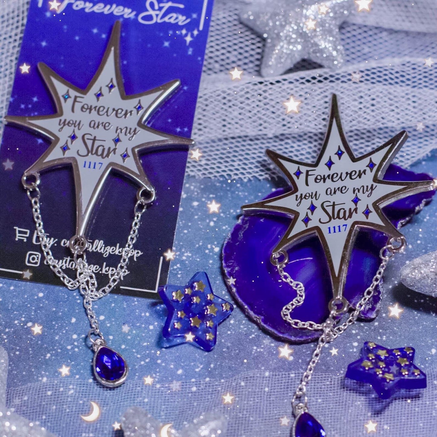 Forever Star Enamel Pin