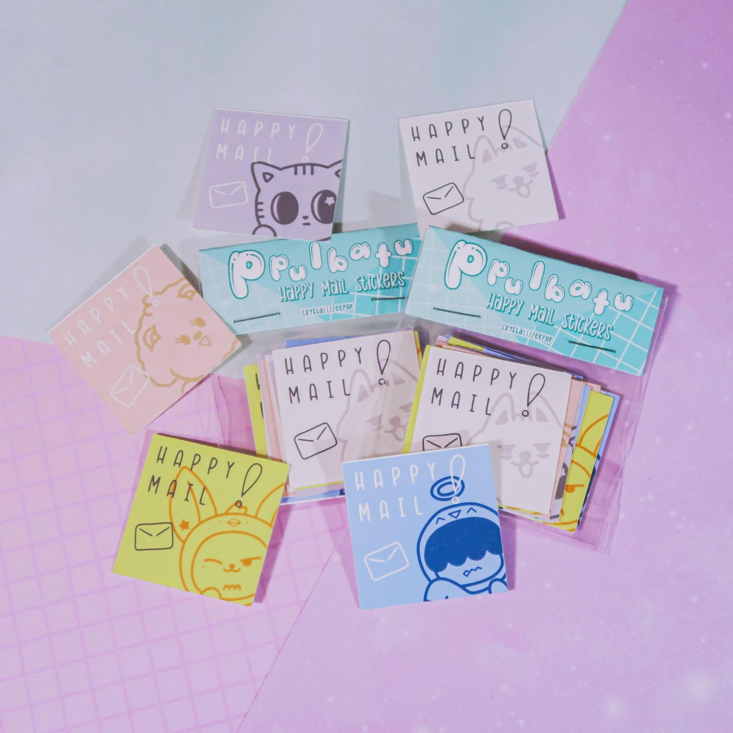 Ppulbatu Happy Mail Stickers