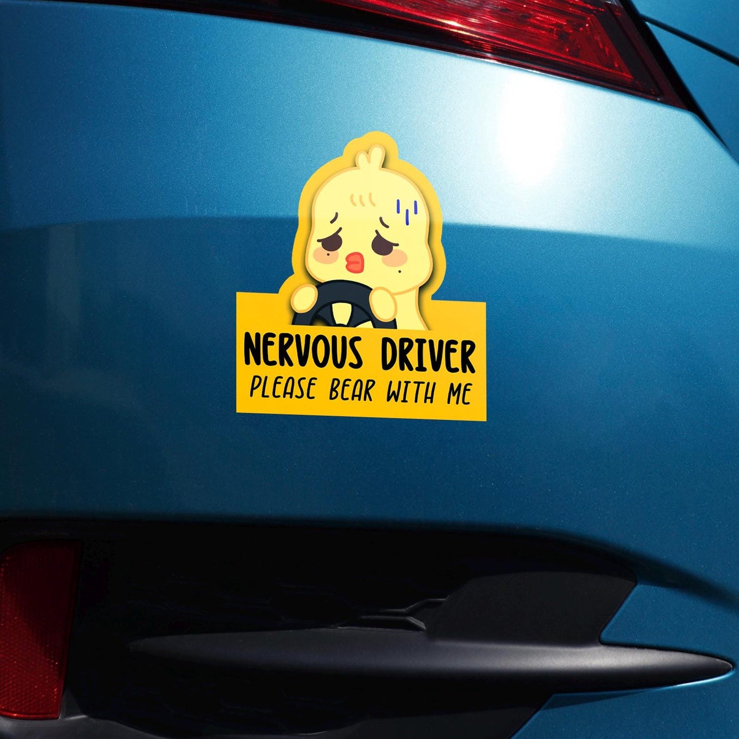 Aniteez Nervous Driver Decal