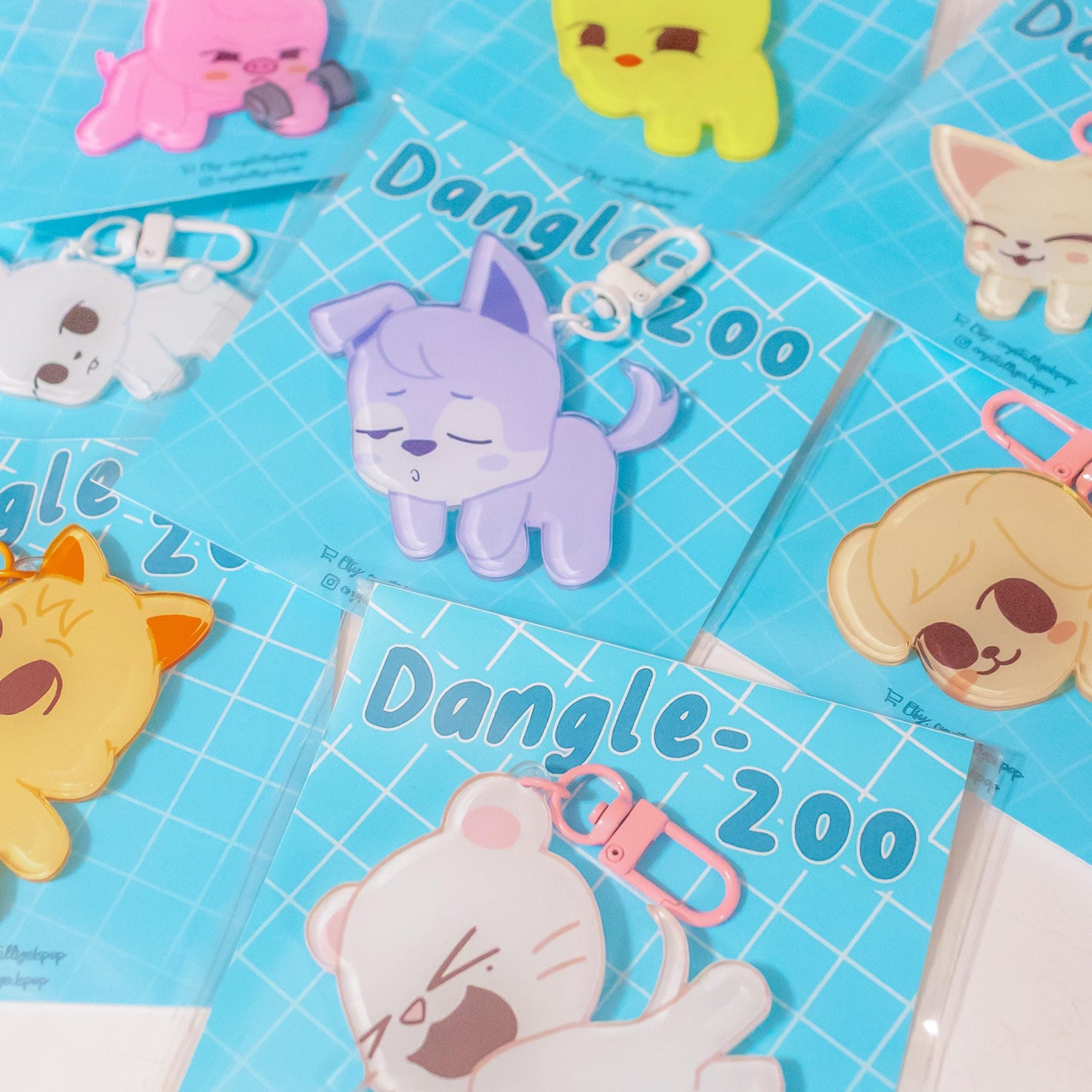 Dangle-zoo Acrylic Keychain