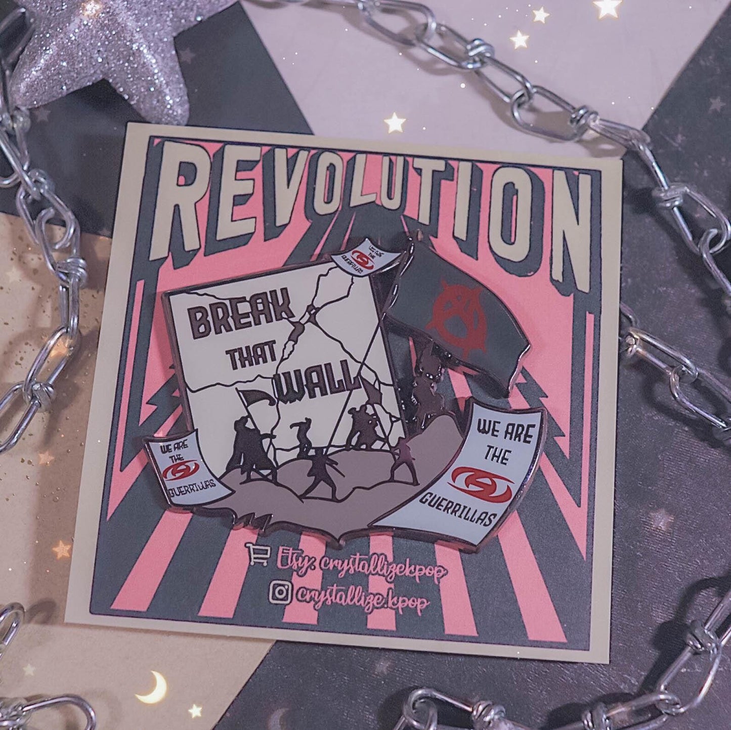 REVOLUTION Enamel Pin