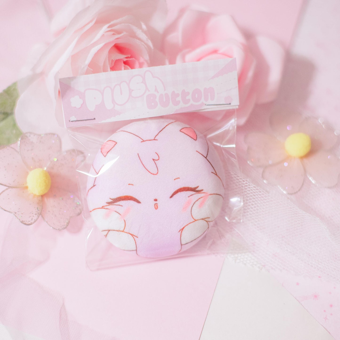 Squish-teez Plush Button