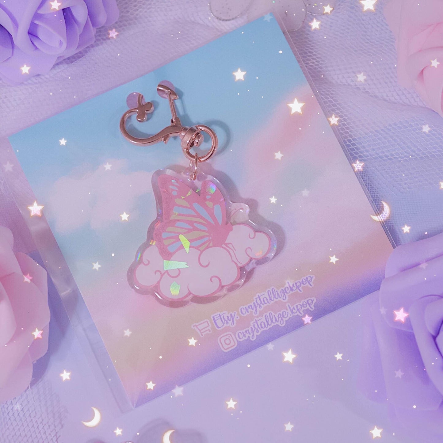 Fly High Acrylic Keychain
