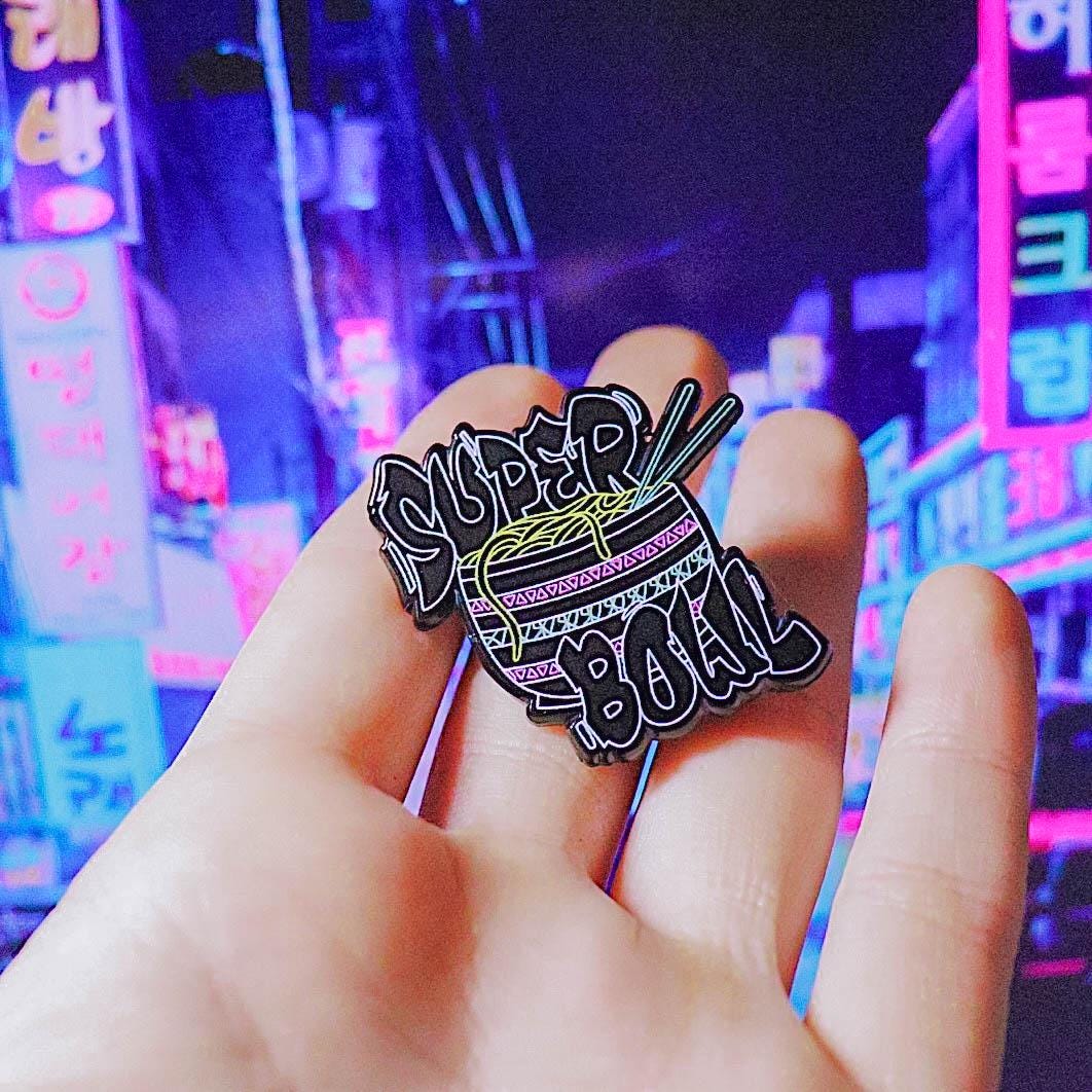 Super Bowl Enamel Pin