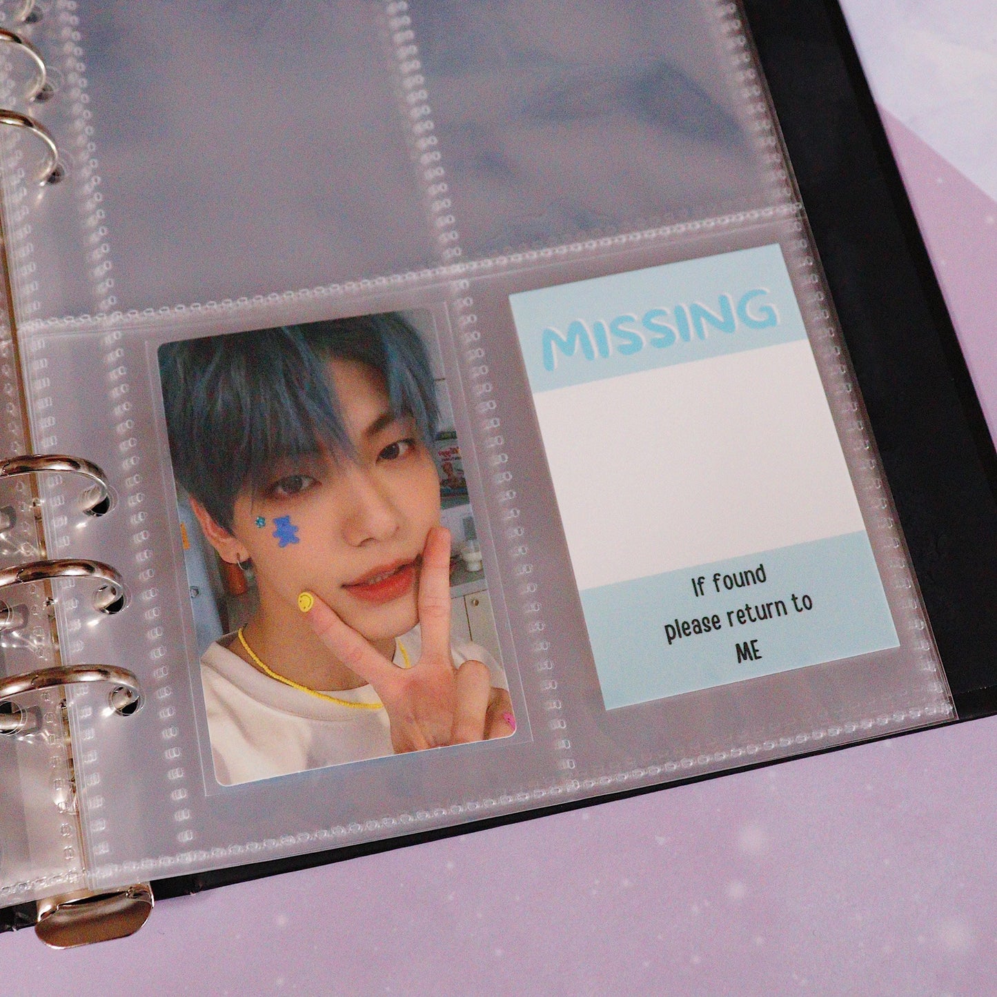 Missing Photocard Place Holder - DIGITAL DOWNLOAD | Blue