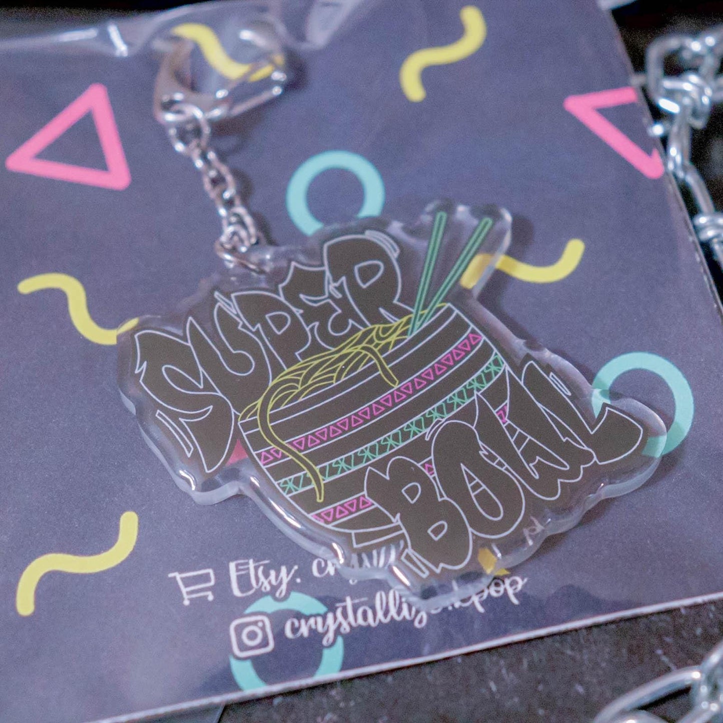 Super Bowl Keychain