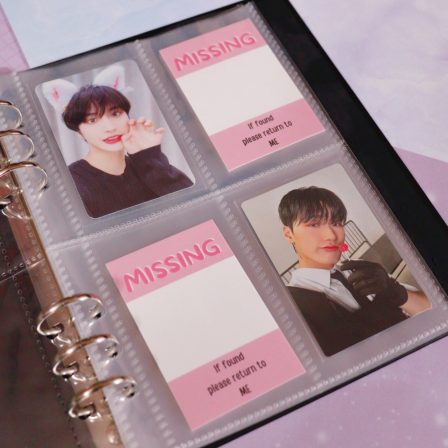 Missing Photocard Place Holder - DIGITAL DOWNLOAD | Pink