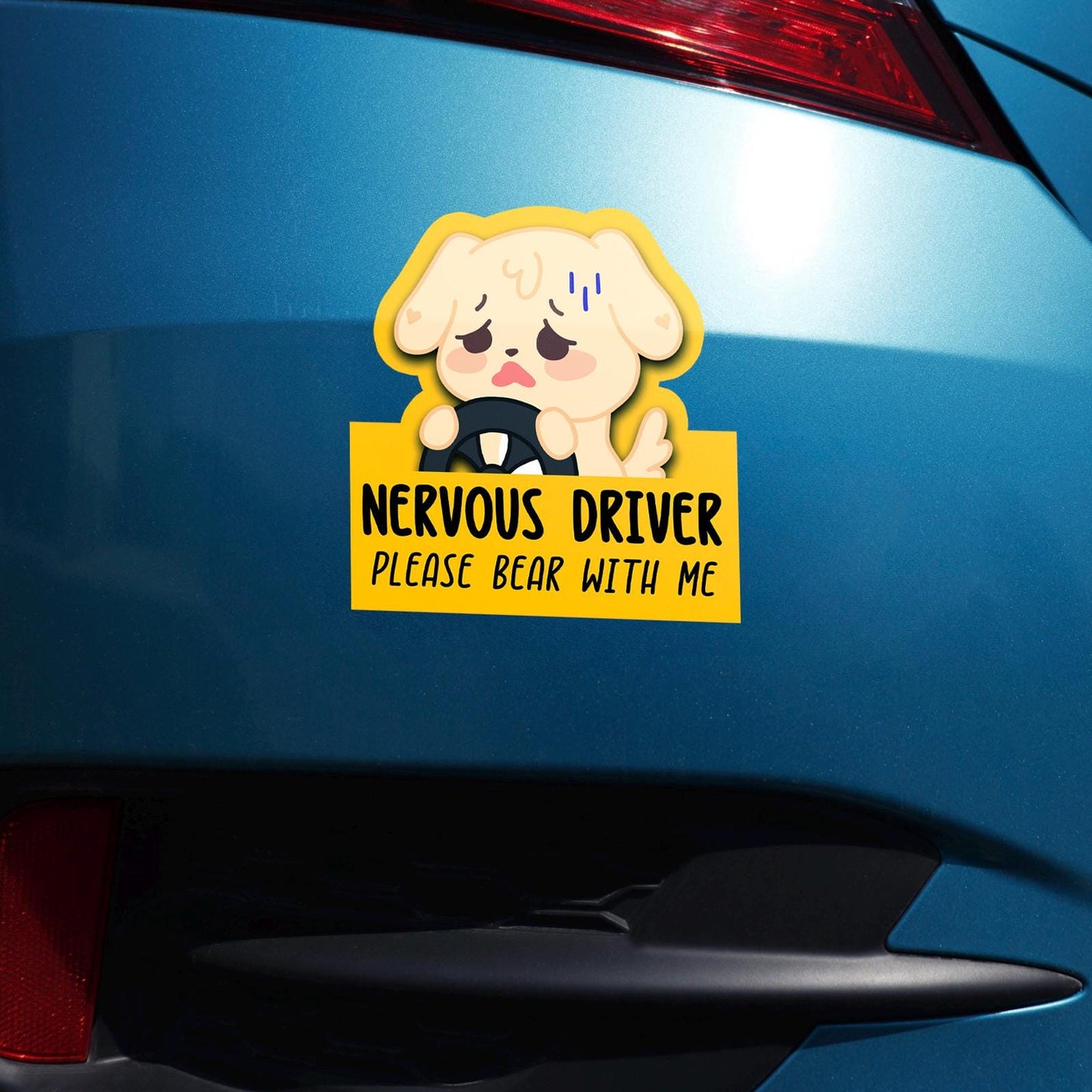 Aniteez Nervous Driver Decal