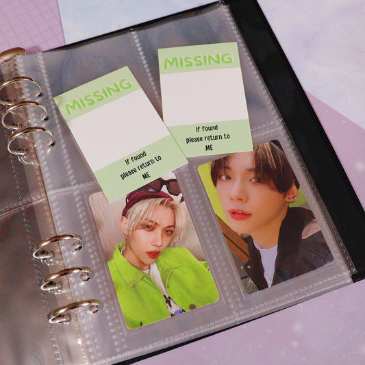 Missing Photocard Place Holder - DIGITAL DOWNLOAD | Green