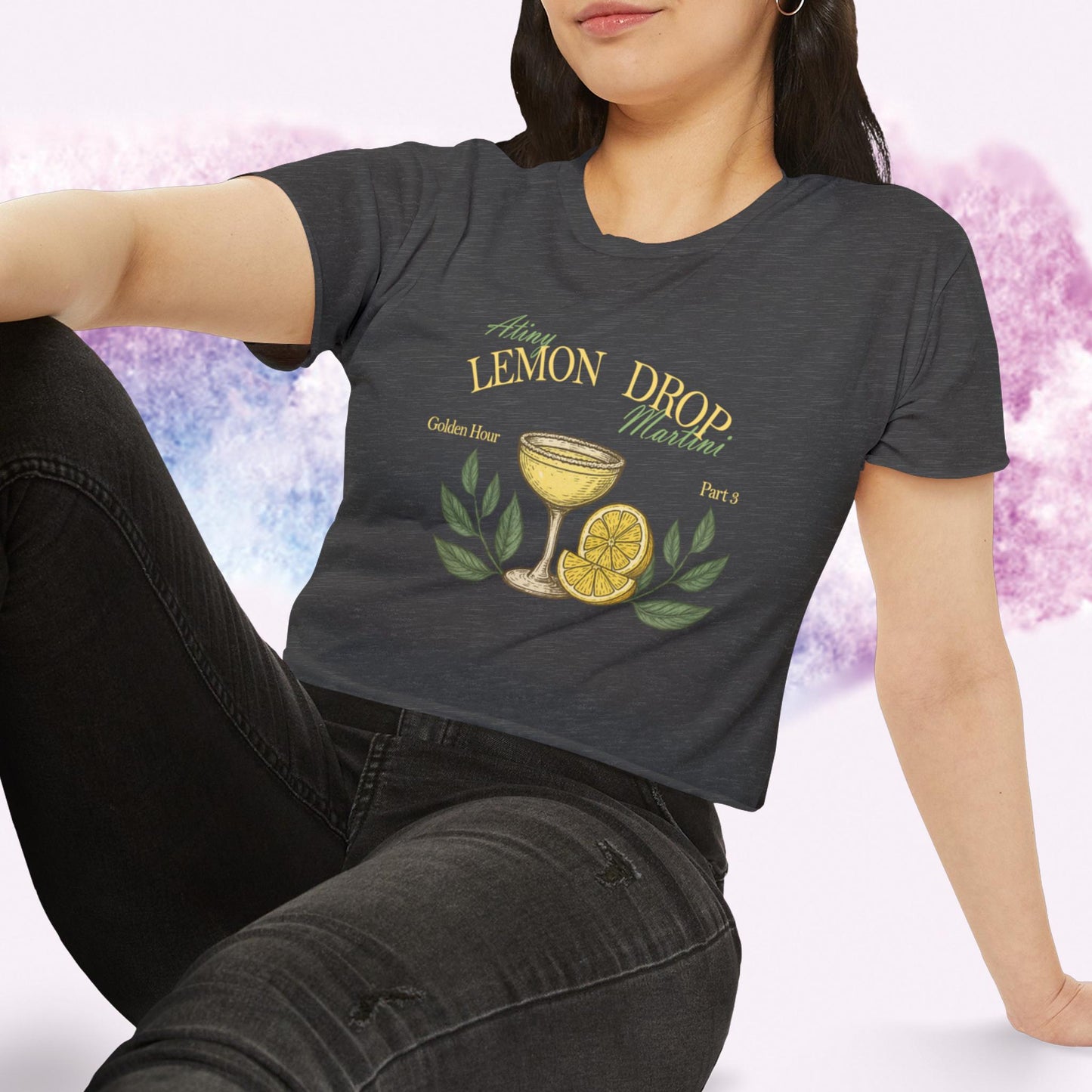Lemon Drop Crop Tee