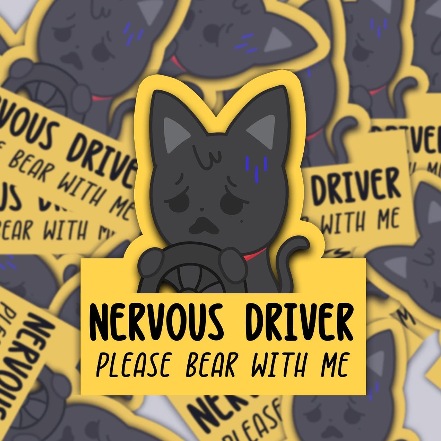 Aniteez Nervous Driver Decal