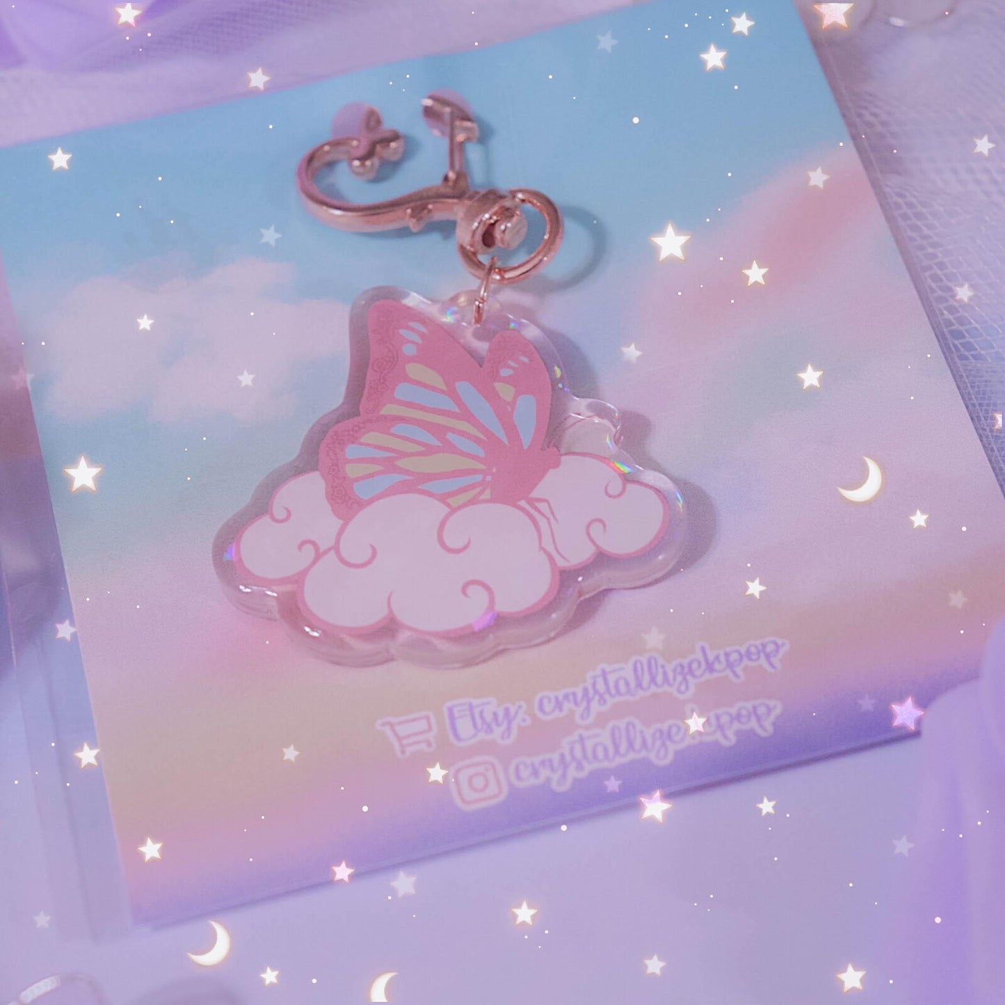 Fly High Acrylic Keychain