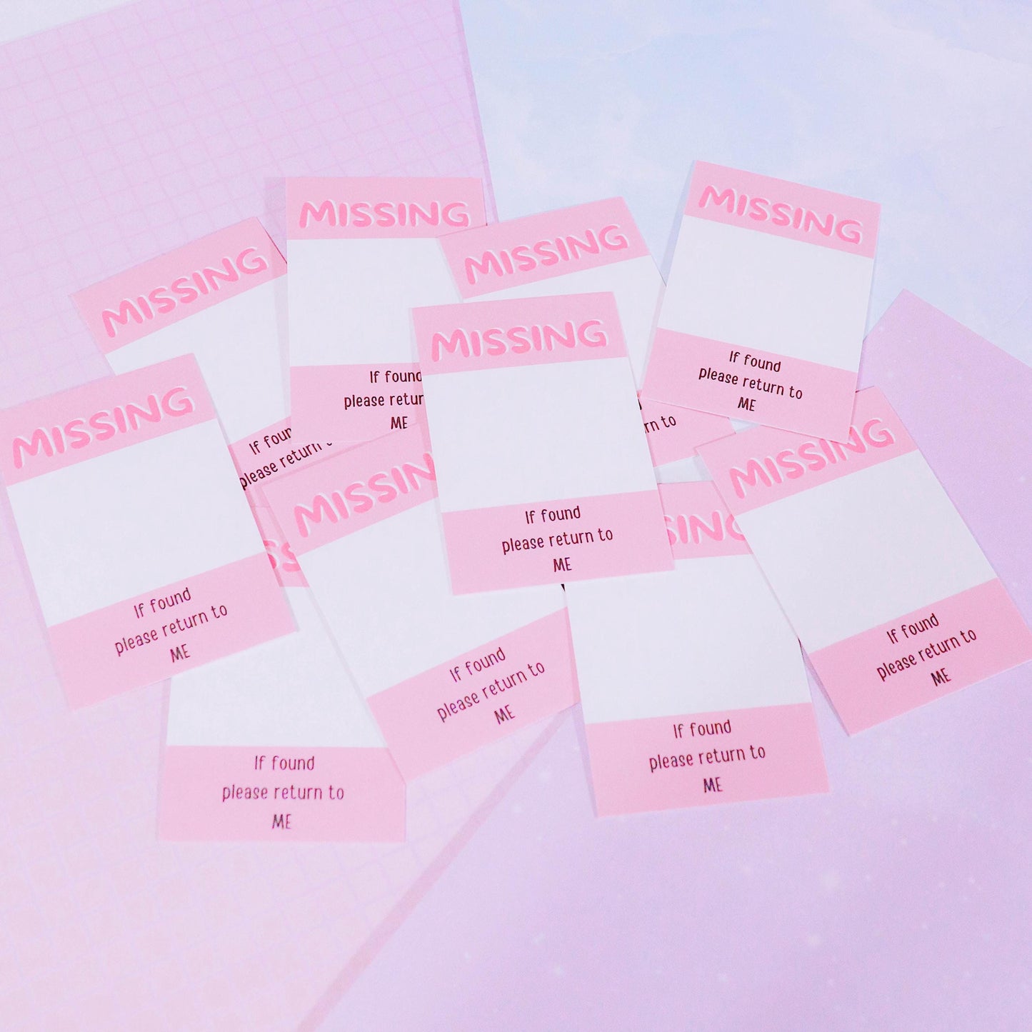 Missing Photocard Place Holder - PHYSICAL ITEM