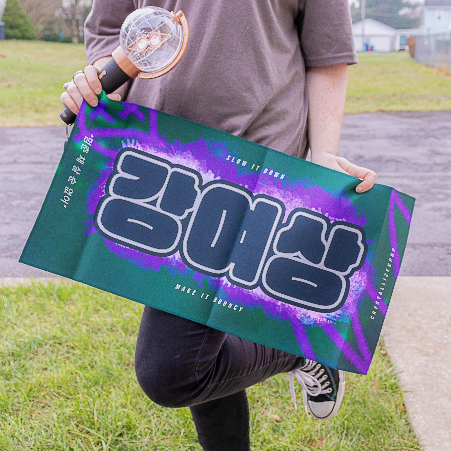 Bouncy Yeosang Slogan Banner