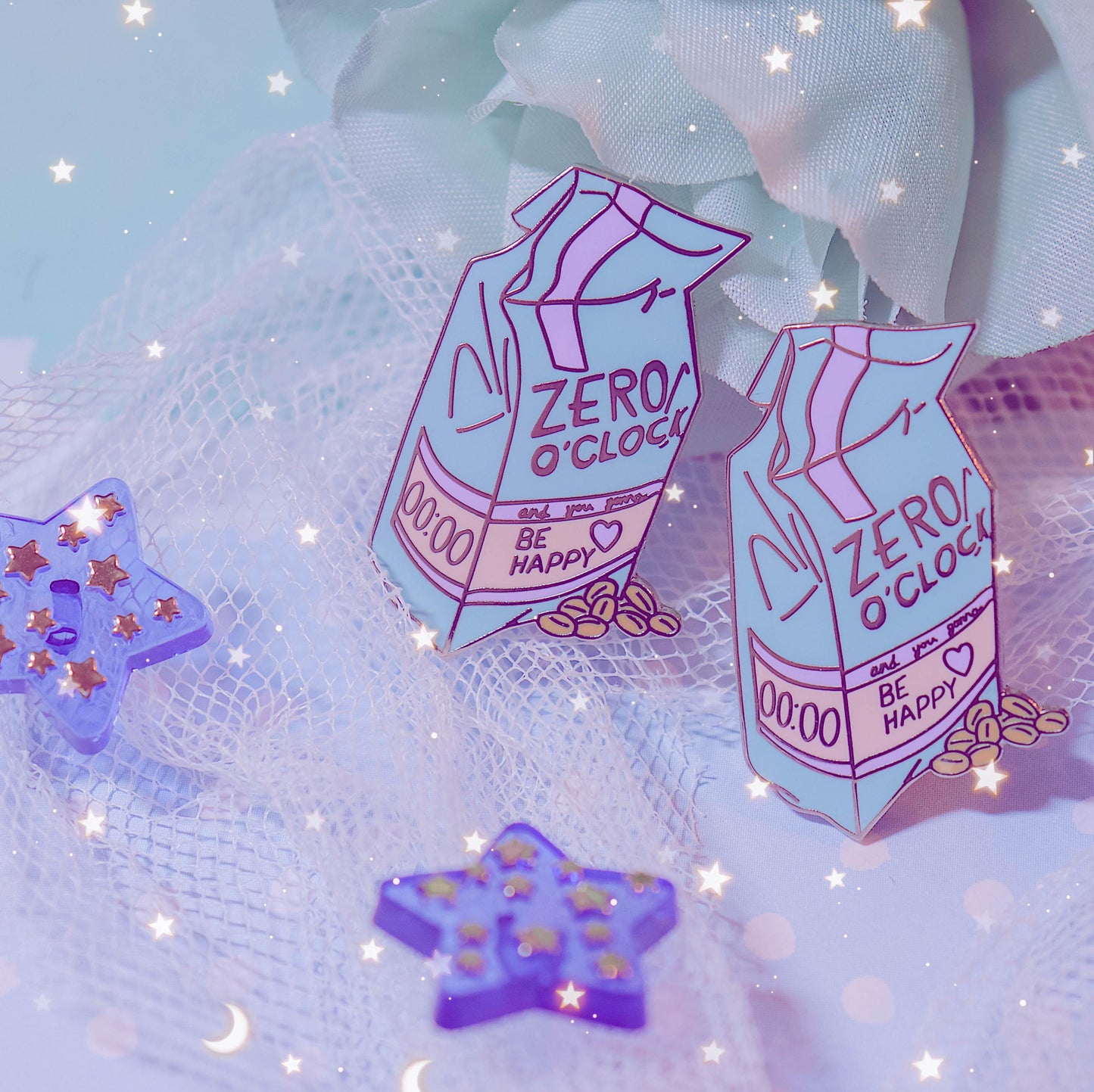 DISCOUNTED Zero O' Clock Enamel Pin