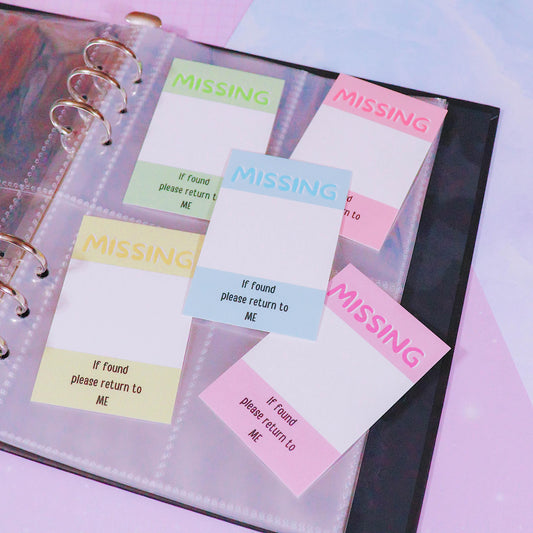 Missing Photocard Place Holder - PHYSICAL ITEM