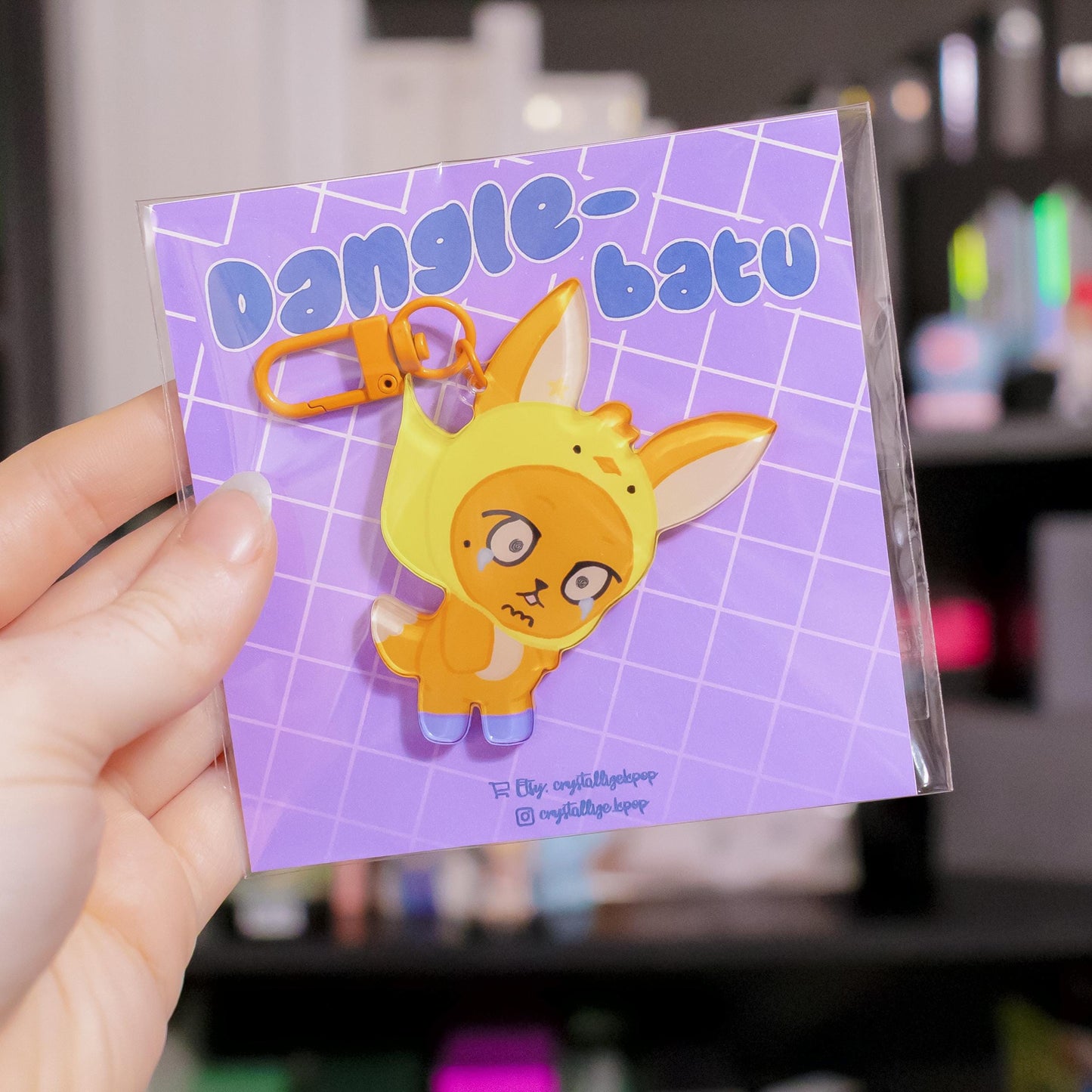 Dangle-batu Keychains