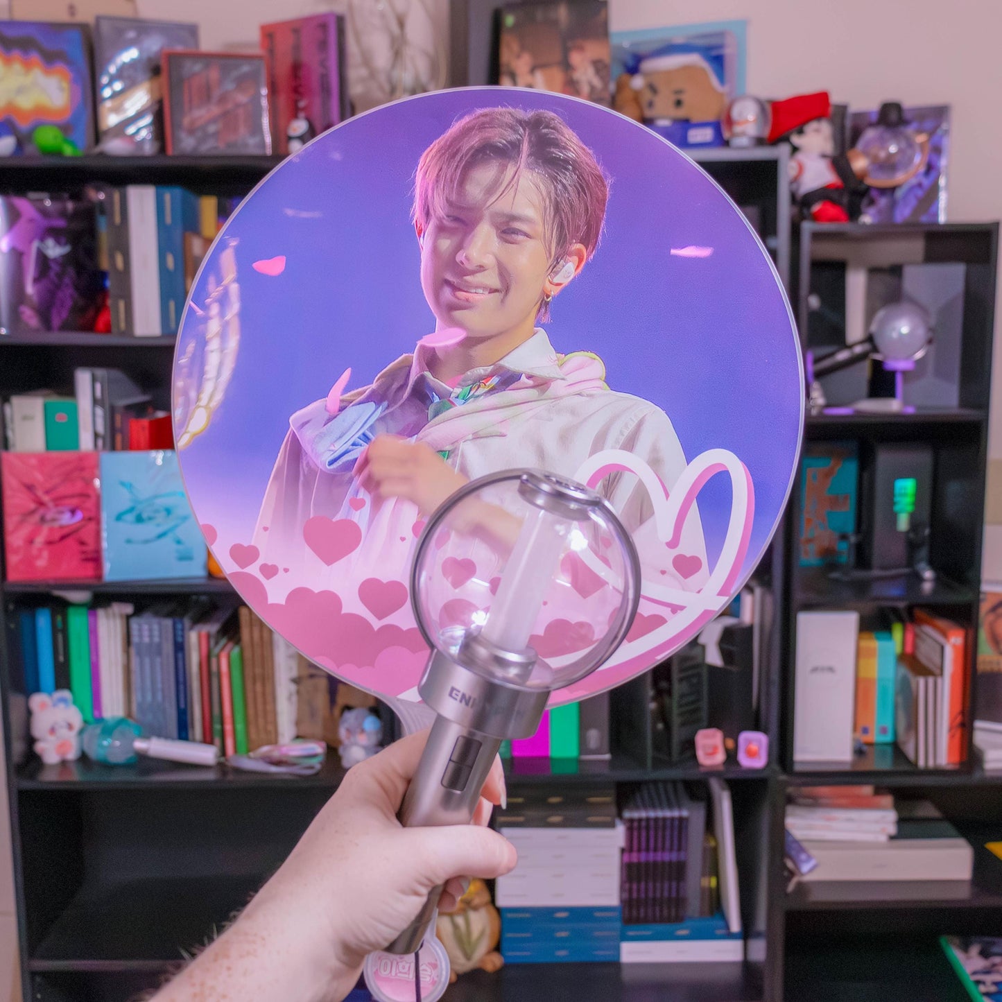 Love-Lee Heeseung Picket - Hand Fan