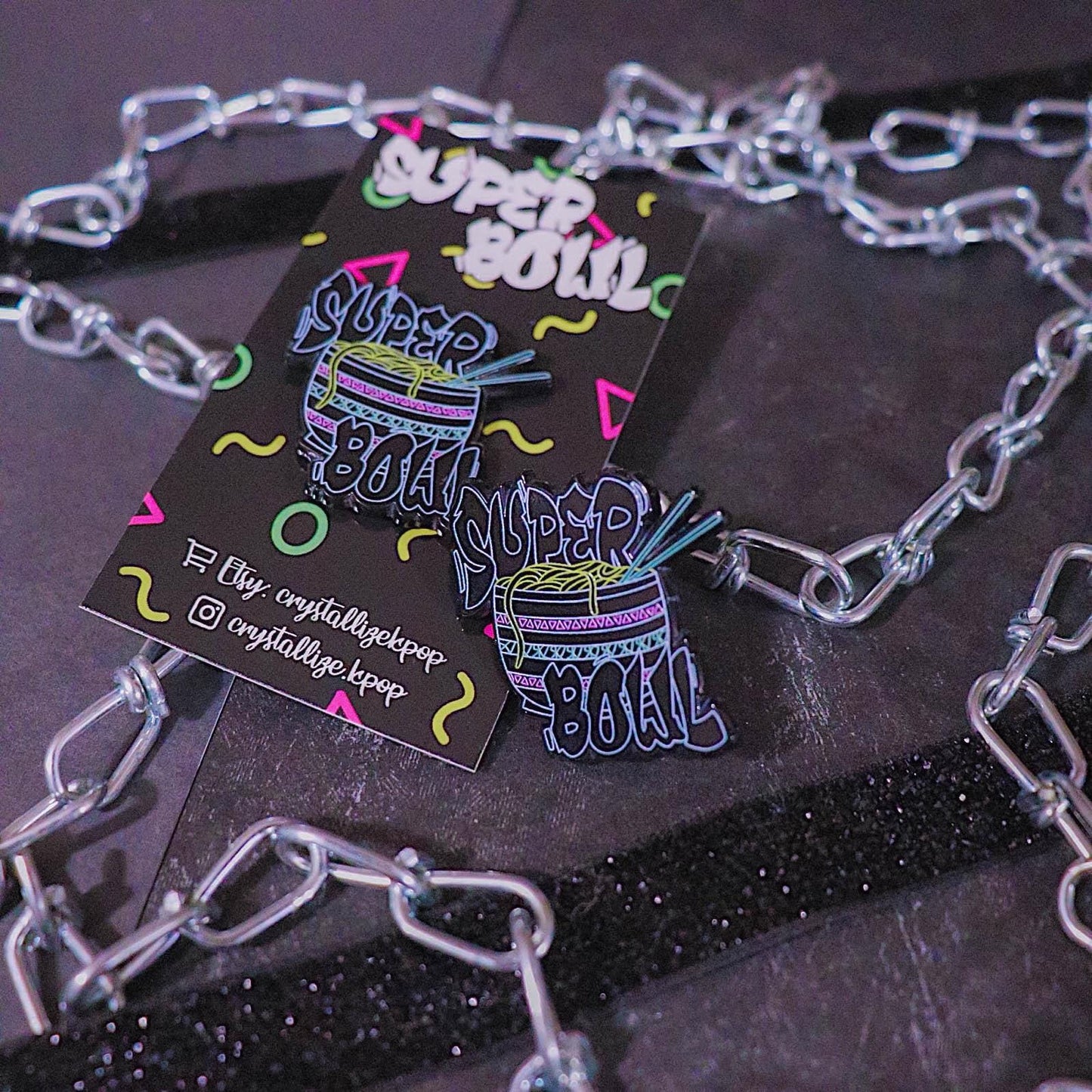 Super Bowl Enamel Pin