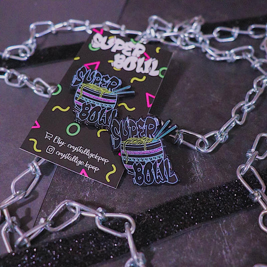 Super Bowl Enamel Pin