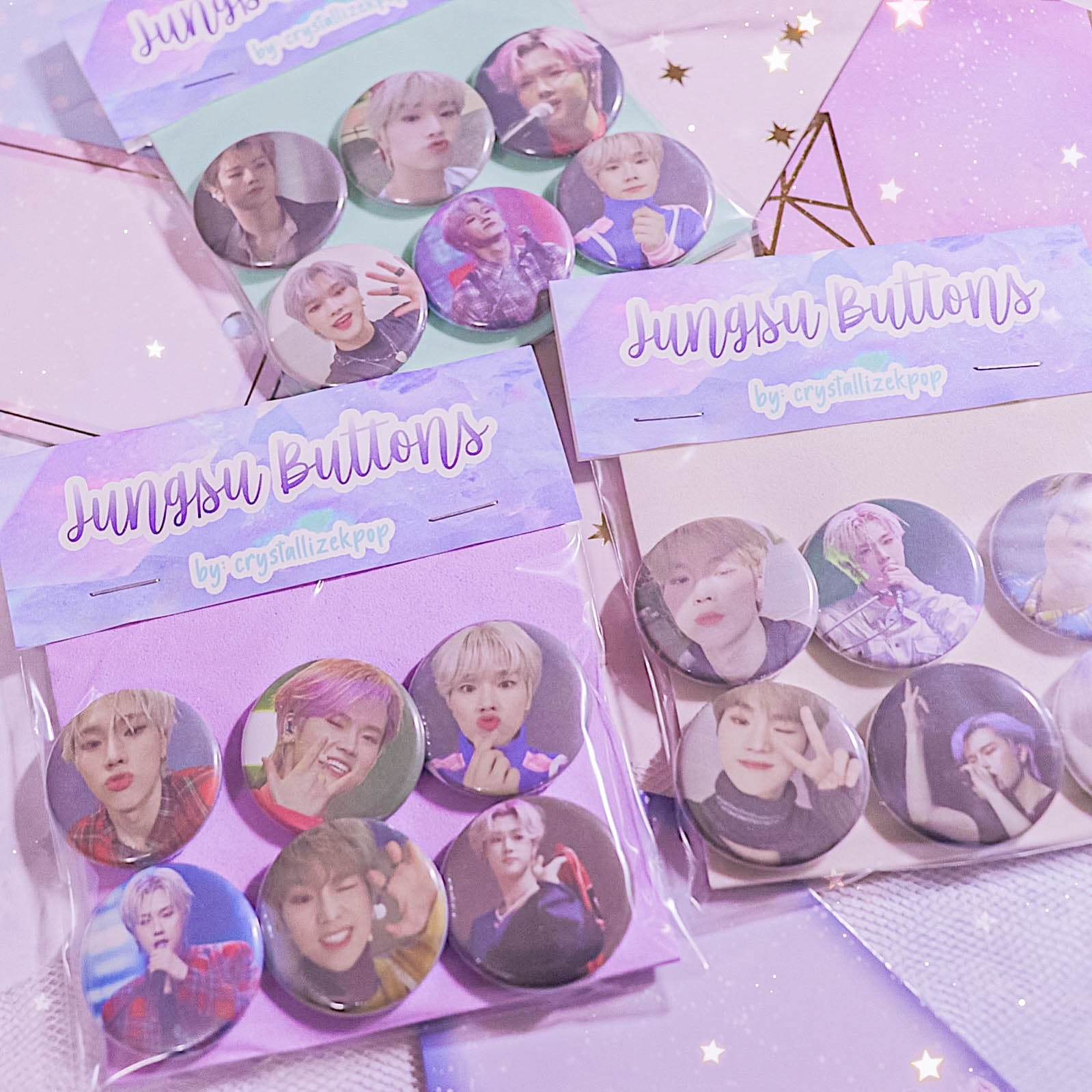 crystallizekpop - Xdinary Heroes - Jungsu Bias Button Pack