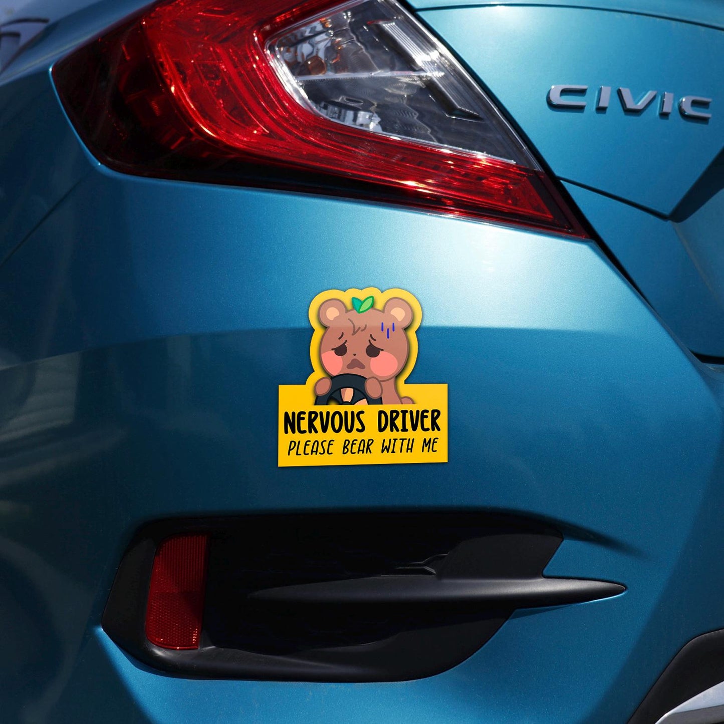Aniteez Nervous Driver Decal