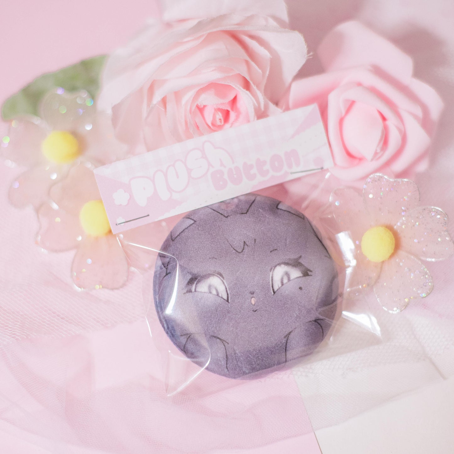 Squish-teez Plush Button