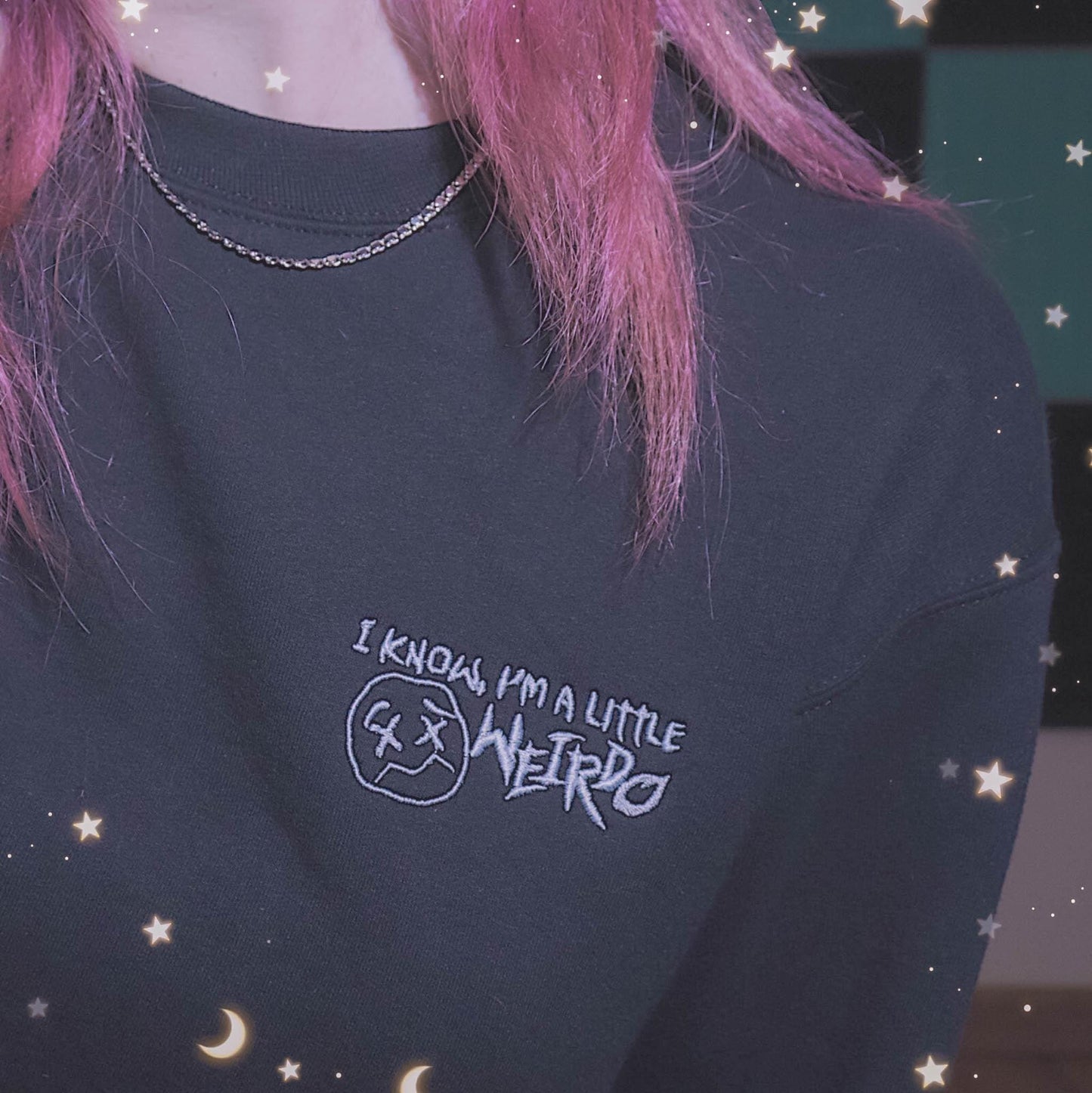 WEIRDO Embroidered Sweater